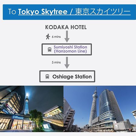 Kodaka Hotel Tokyo prefektur Exteriör bild